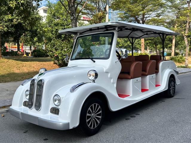 Xe điện kiểu cổ Lvtong LTS8.FB chở khách du lịch sang trọng, tinh tế và thân thiện với môi trường.