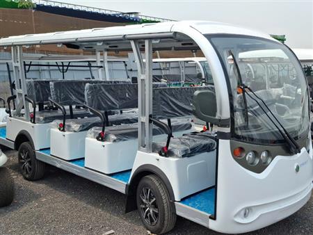 Xe Điện Lvtong 8 Chỗ & 14 Chỗ Chạy Pin Lithium Greentech: Giải Pháp Vận Tải Xanh Tại Đảo Cô Tô, Quan Lạn