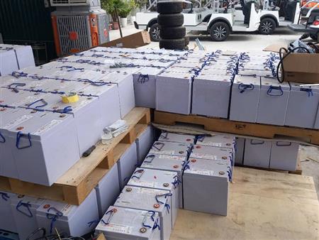 Bình Ắc Quy Lvtong chuyên dùng cho xe điện chở khách