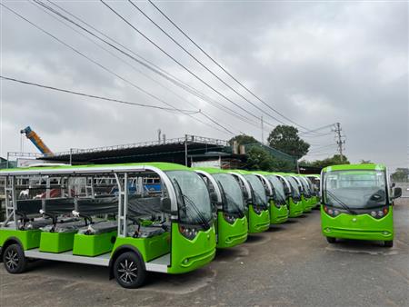 Bán và cho thuê xe điện sự kiện, khai trương resort, bất động sản, nhà máy, xe điện cưới hỏi tại Miền Bắc