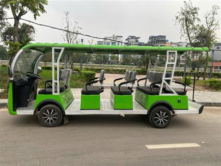 Xe điện 14 chỗ Greentech GT-S14 - hệ thống linh kiện cao cấp từ Lvtong – thương hiệu xe điện hàng đầu thế giới