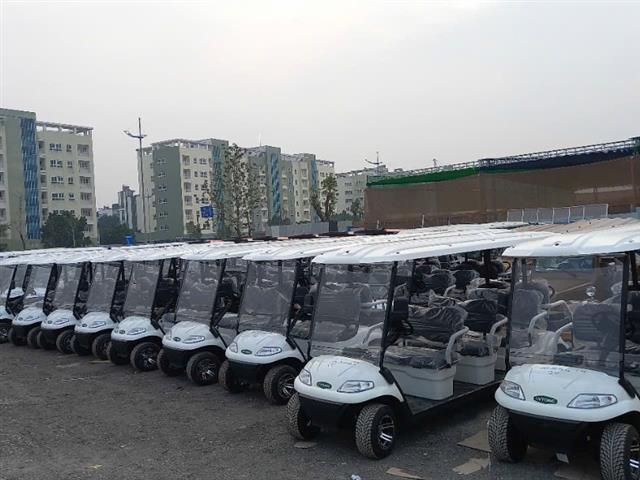 Xe điện kiểu Golf từ 2 chỗ đến 8 chỗ Lvtong nhập khẩu mới, giá tốt