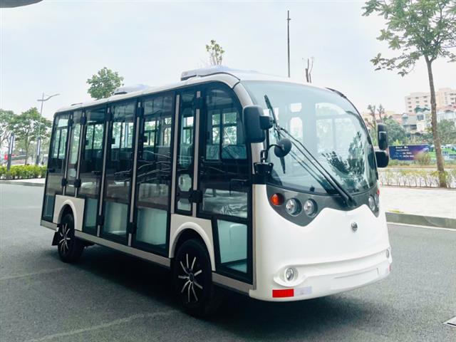 Xe điện chở học sinh 8 chỗ cửa kín LVTONG LT-S8.F dùng khu nội đô thị nhập khẩu nguyên chiếc