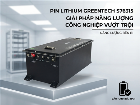 Pin Lithium Greentech S76315 Cho Xe Điện Chở Khách 8-11-14 Chỗ