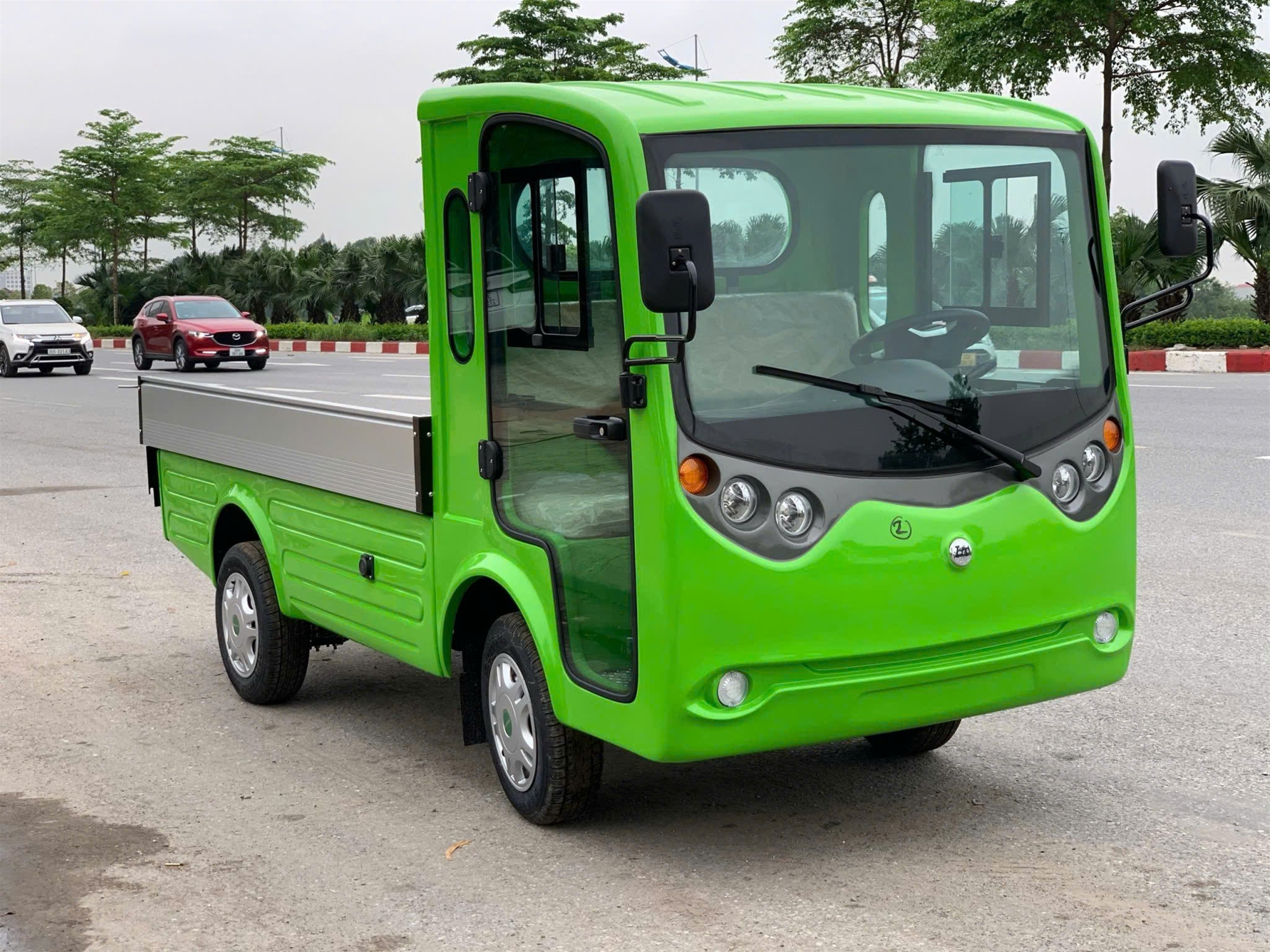 Xe điện Lvtong thùng lửng