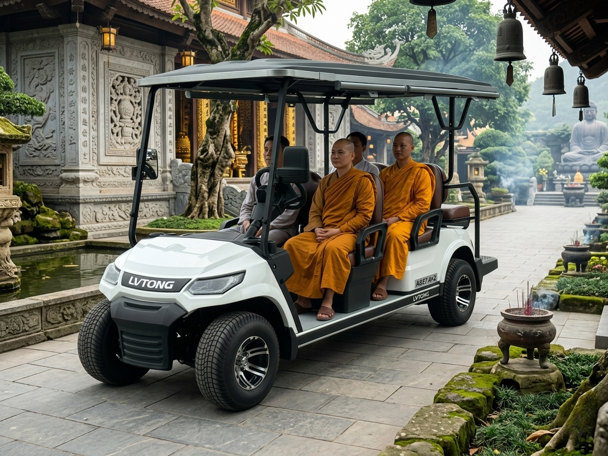A827 chạy trong chùa