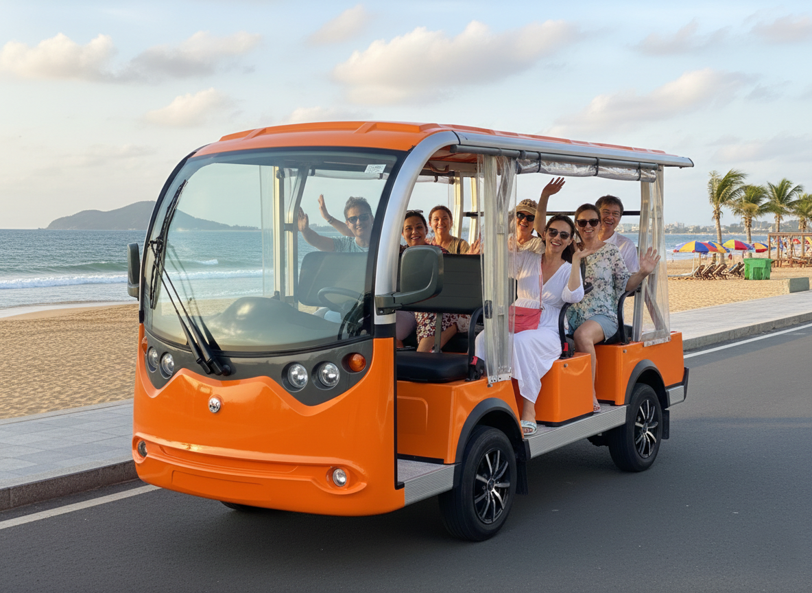 Xe điện chở khách du lịch