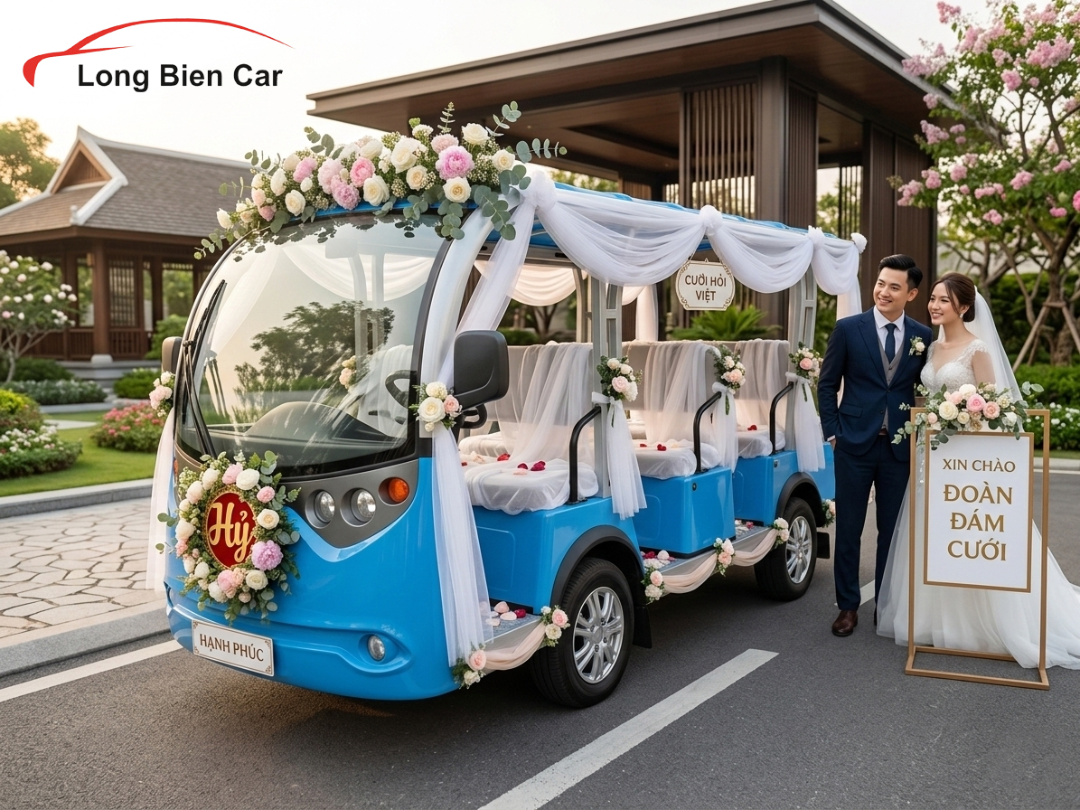 Xe điện phục vụ đám cưới hỏi